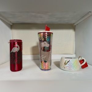 Starbucks Lunar New Year Dragon 2024 Coffee Tumblers Mugs Complete Set Of 3